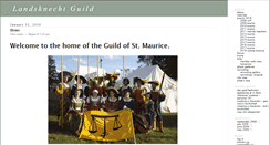 Desktop Screenshot of landsknechtguild.com